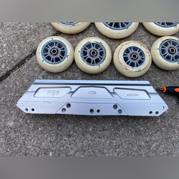 Iqon AG 90 Inline skate frame set - Picture 2 of 5